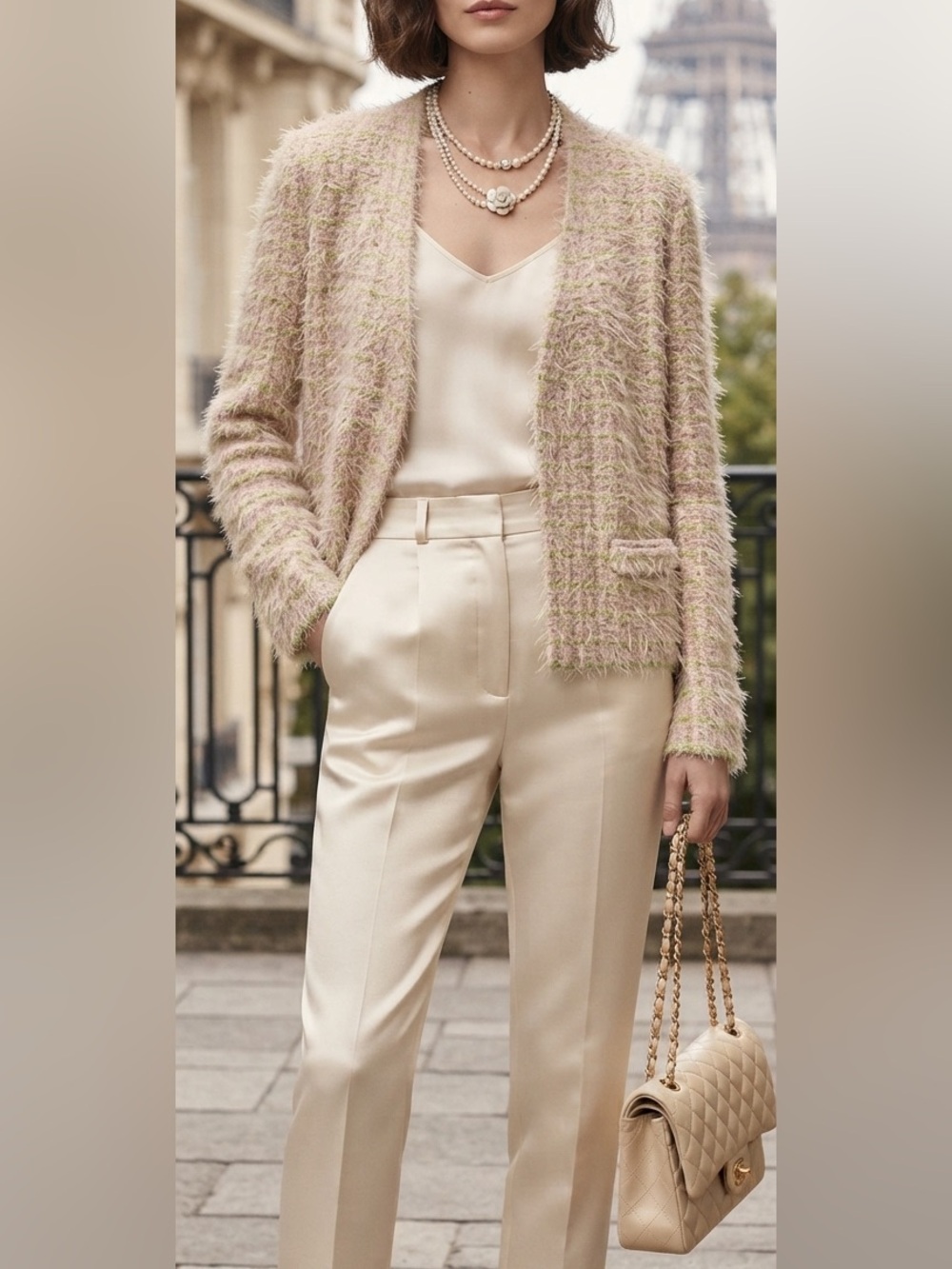 Marc Cain pink green Bourke  Sweater